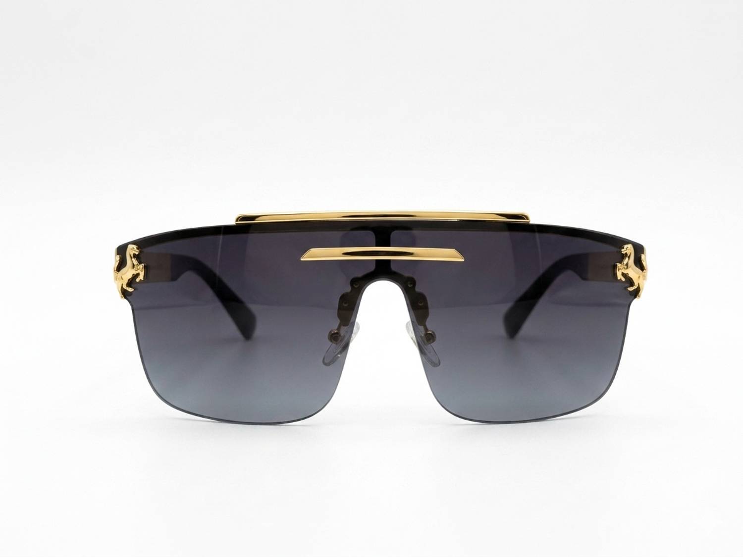 MG DIGITAL MART ONLINE Shield Sunglasses Grey - Image 1