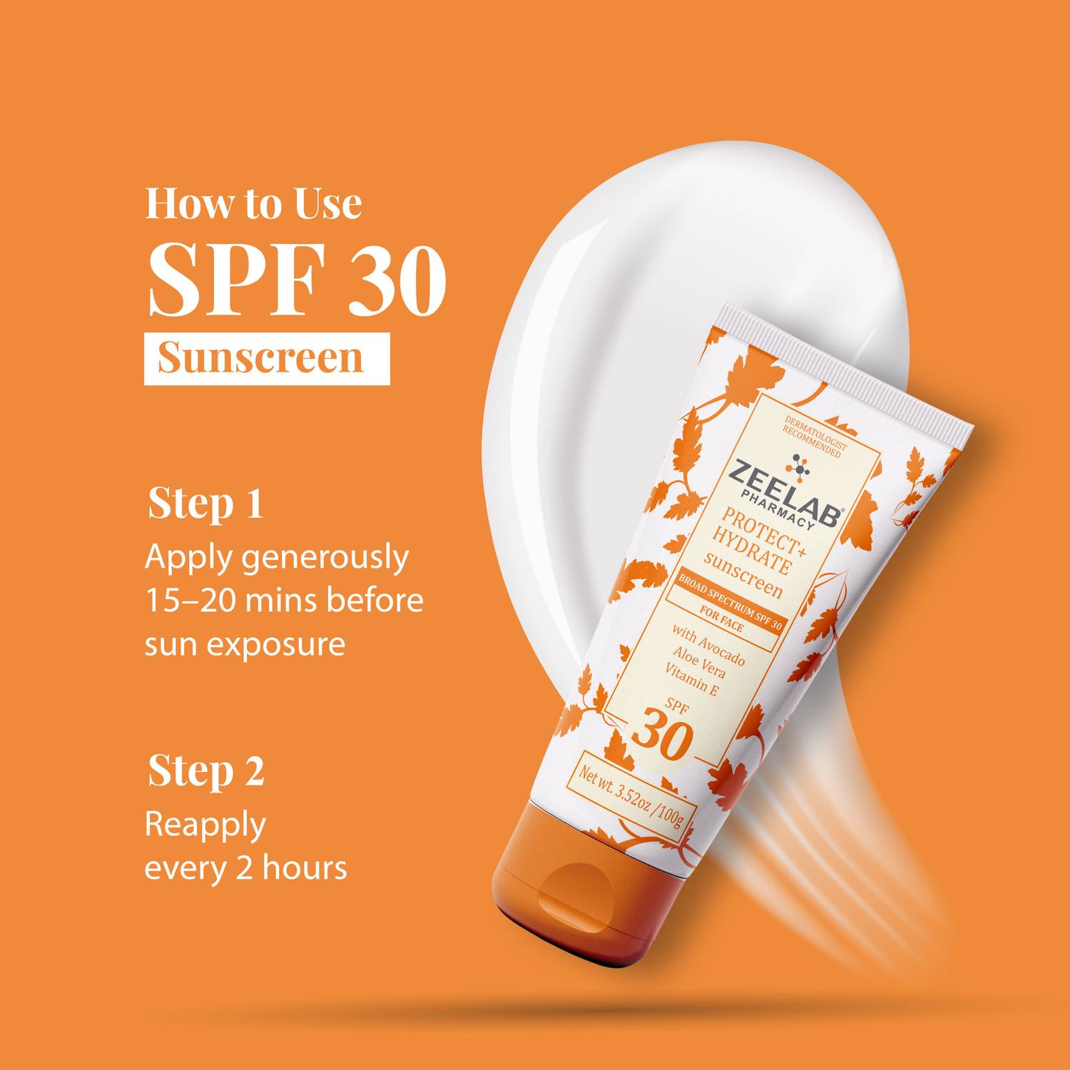 ZEE LAB Sunscreen SPF 30 30ml - Image 5