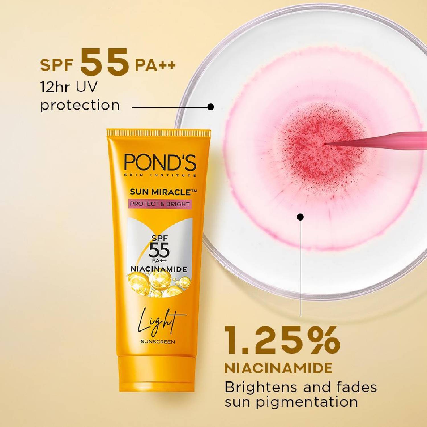 POND's Sunscreen SPF 55 PA++ 3% Niacinamide - Image 3