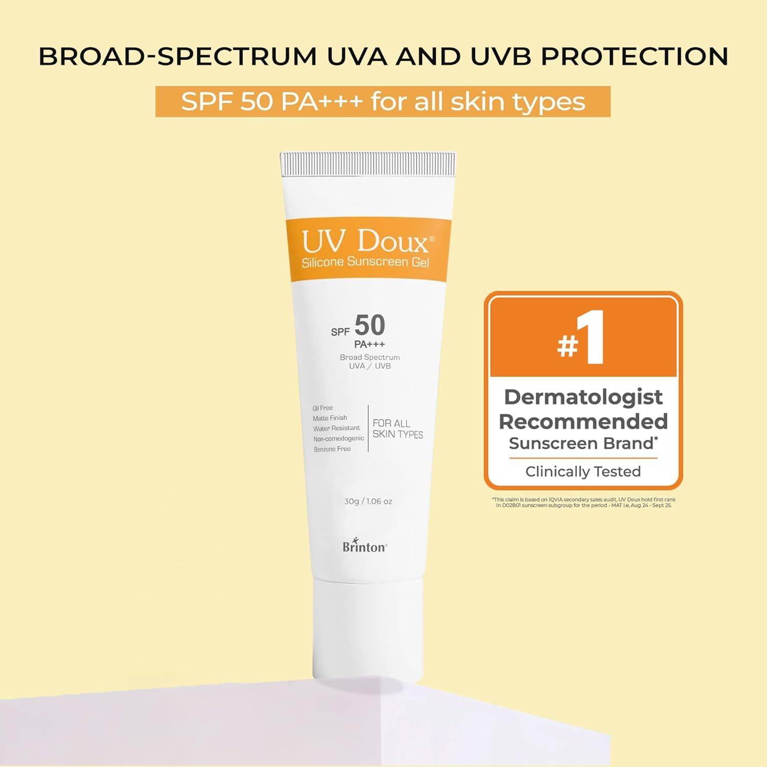 Brinton Sunscreen SPF 50 PA+++ 50g - Image 2