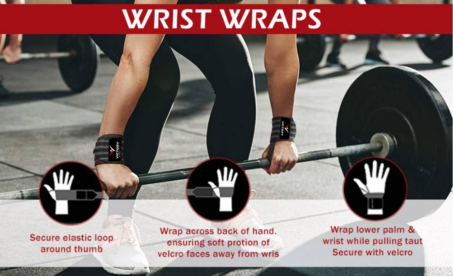 Victory Profession Wrap Band for Gym and Fitness - Image 5