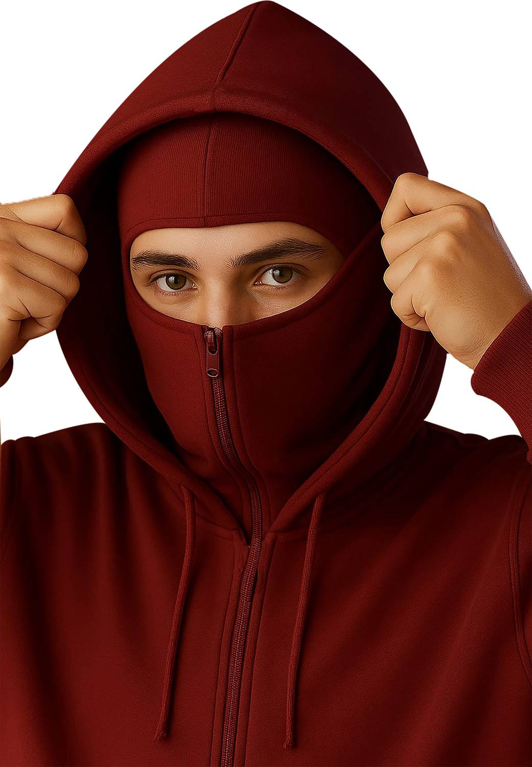 JUGULAR Full Sleeve Solid Men Sweatshirt - Image 3