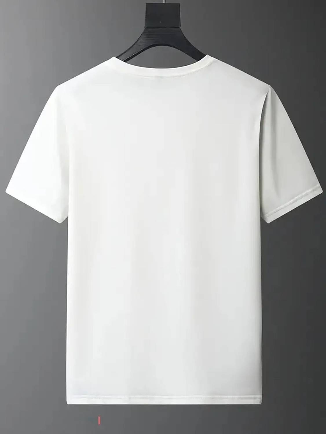 Relva Printed Men Round Neck White T-Shirt - Image 2