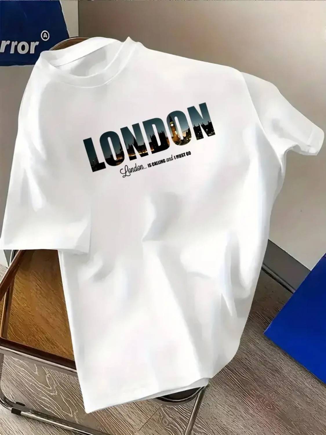 Relva Printed Men Round Neck White T-Shirt - Image 1