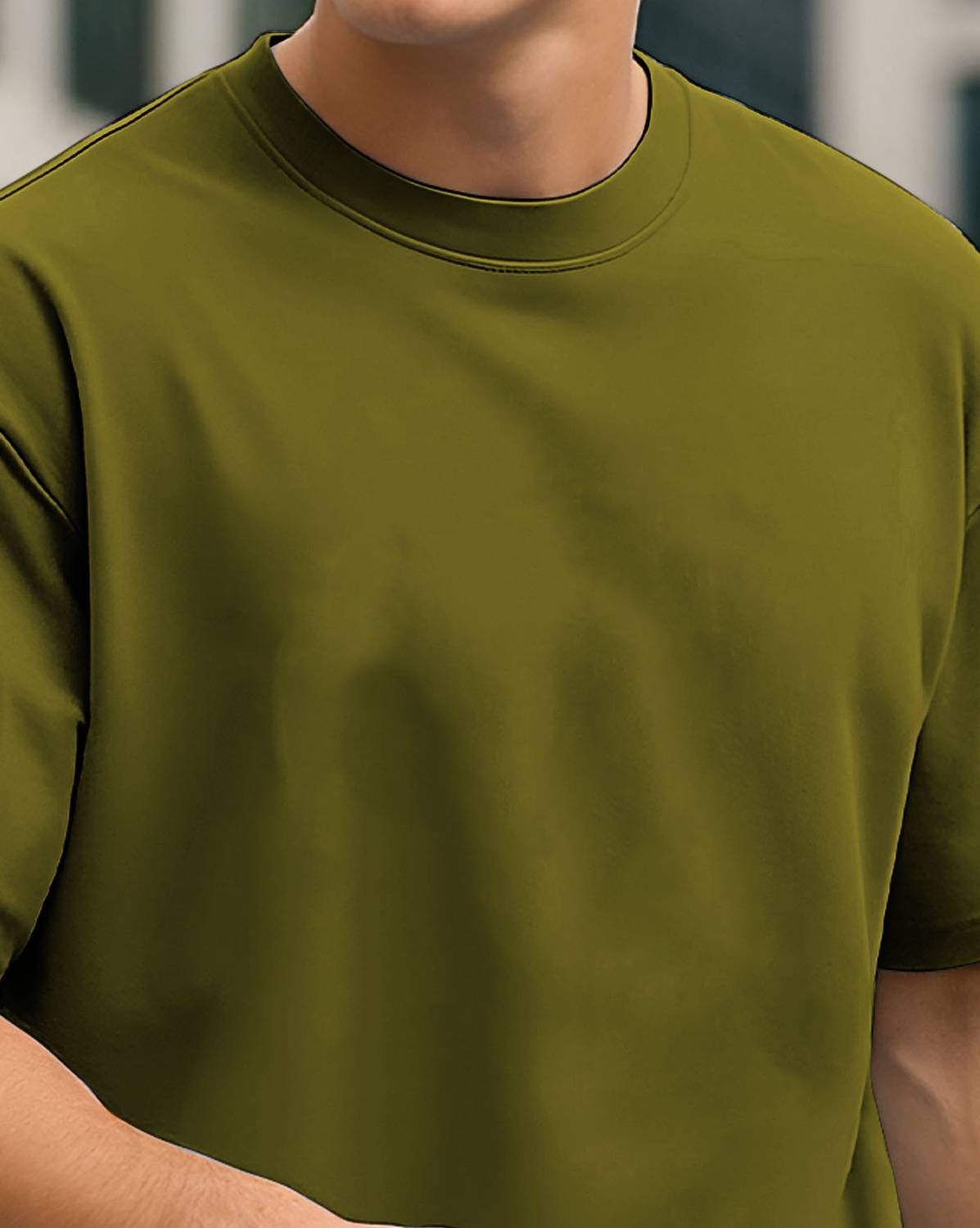 AUSK Men Light Green T-Shirt - Image 3