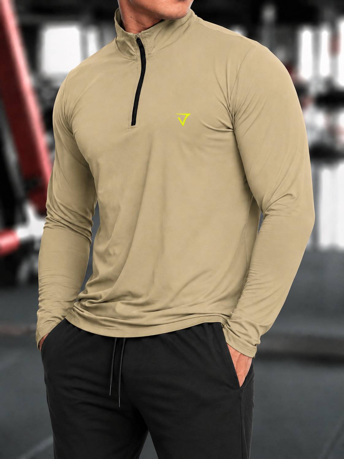 Mack Jonney Sporty Men Beige T-Shirt - Image 1