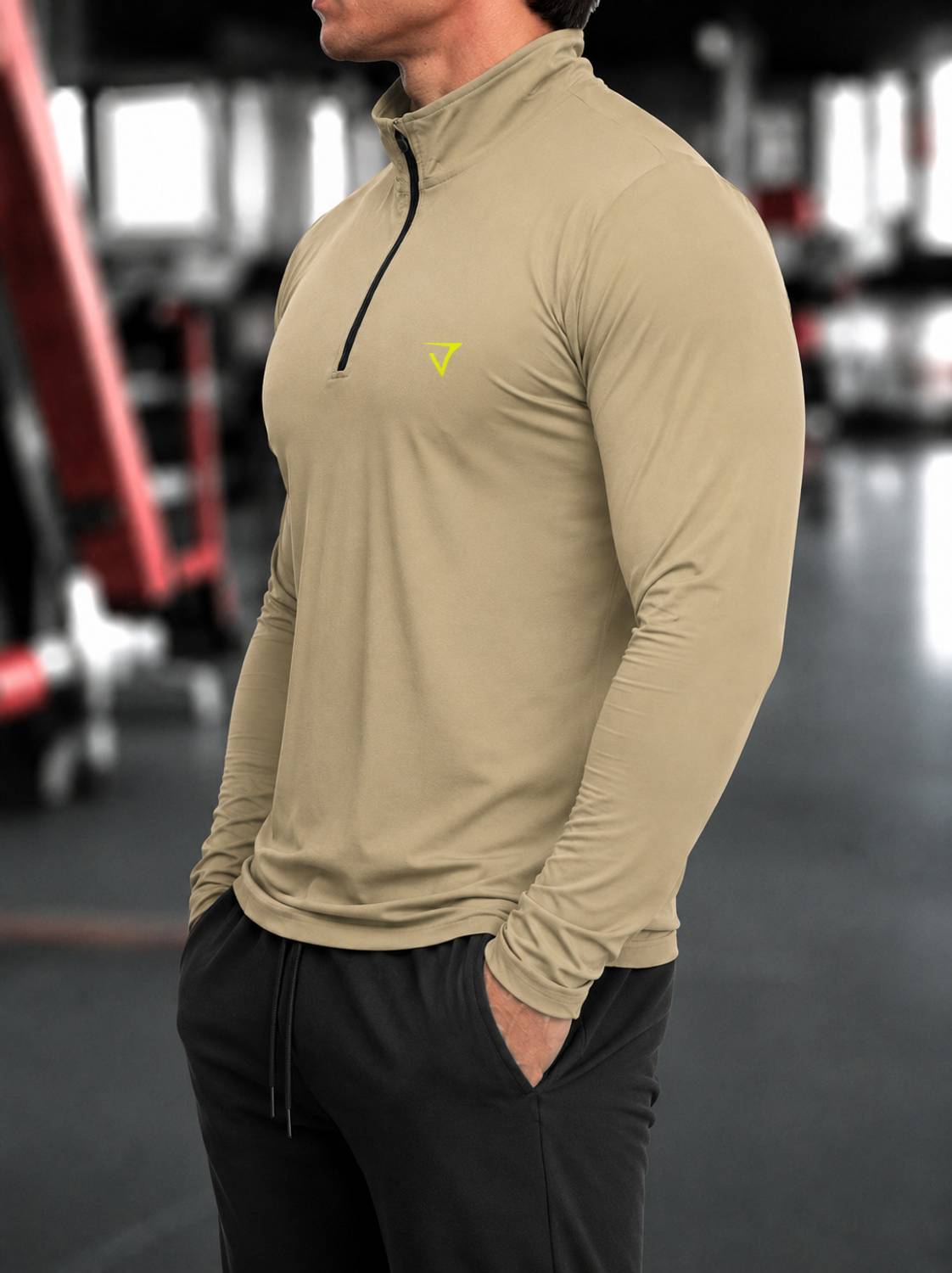 Mack Jonney Sporty Men Beige T-Shirt - Image 3