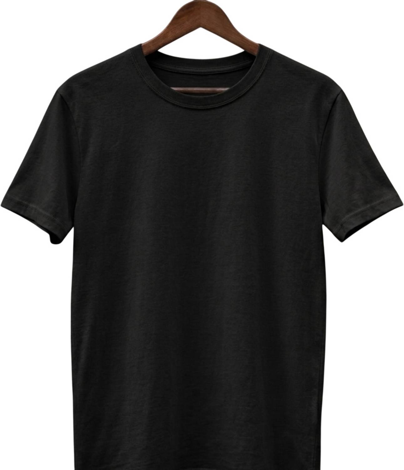 KNYTE Men Round Neck Black, White T-Shirt - Image 3