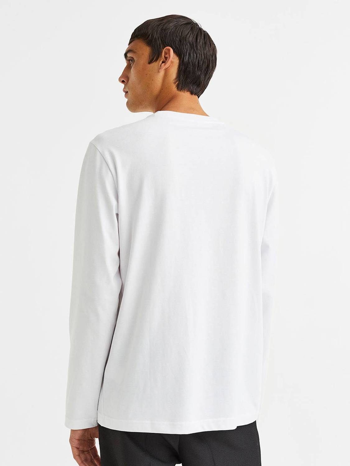 London Crew Men White Round Neck T-Shirt - Image 2