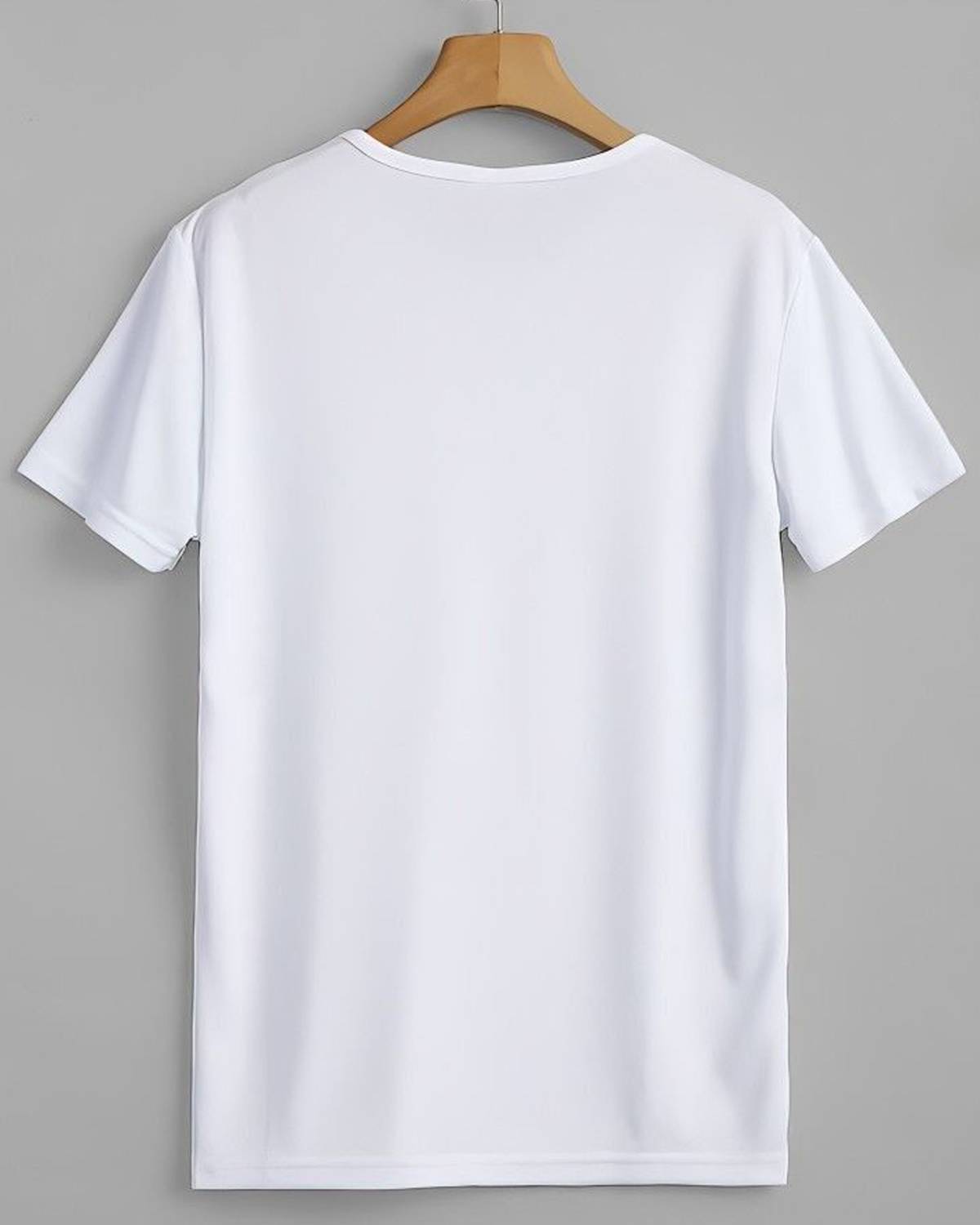 Deccan Store Printed Men Round Neck White T-Shirt - Image 2