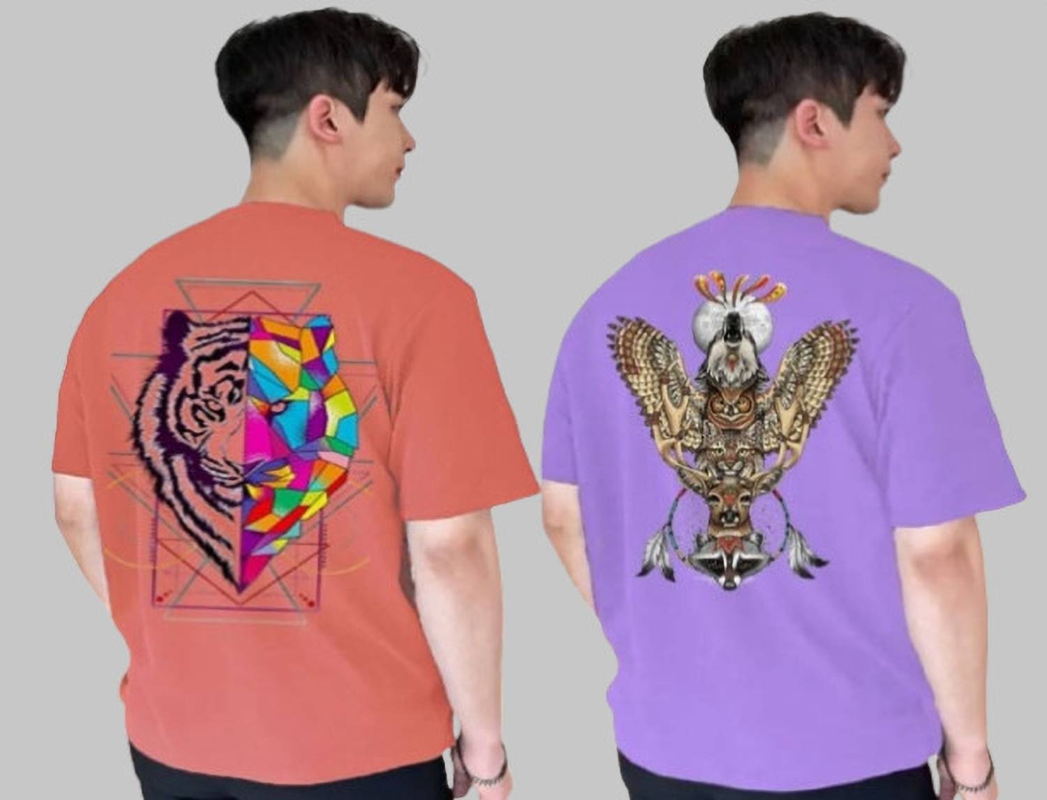 Parona Printed Men Multicolor T-Shirt