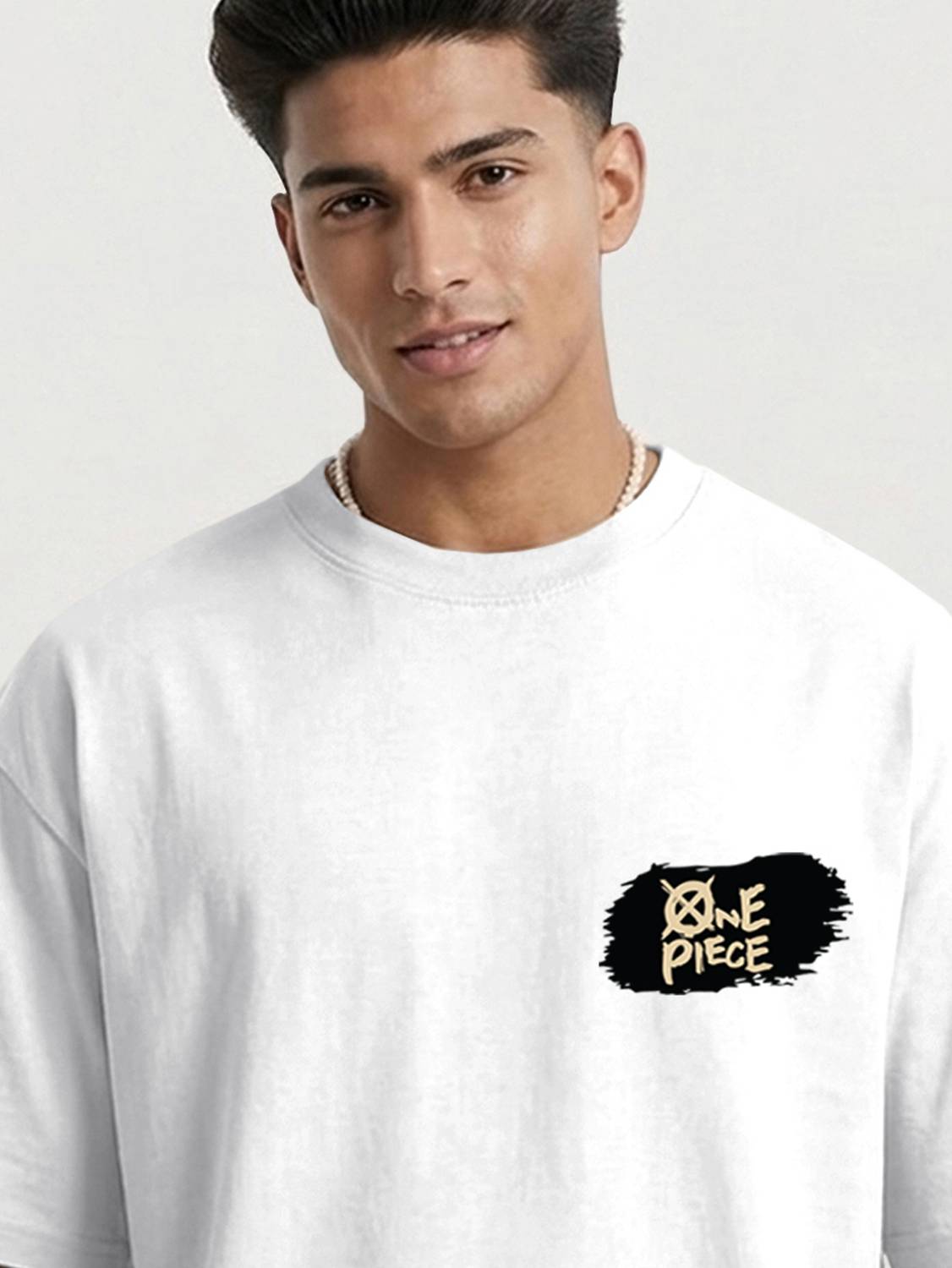MADBROS Printed Men Round Neck White T-Shirt - Image 4
