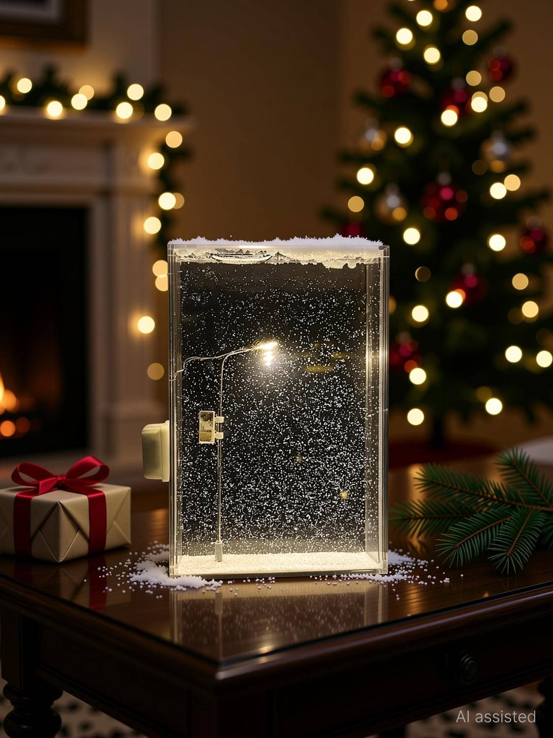 GRANTHI ENTERPRISE Snowflake Night Light - Image 1