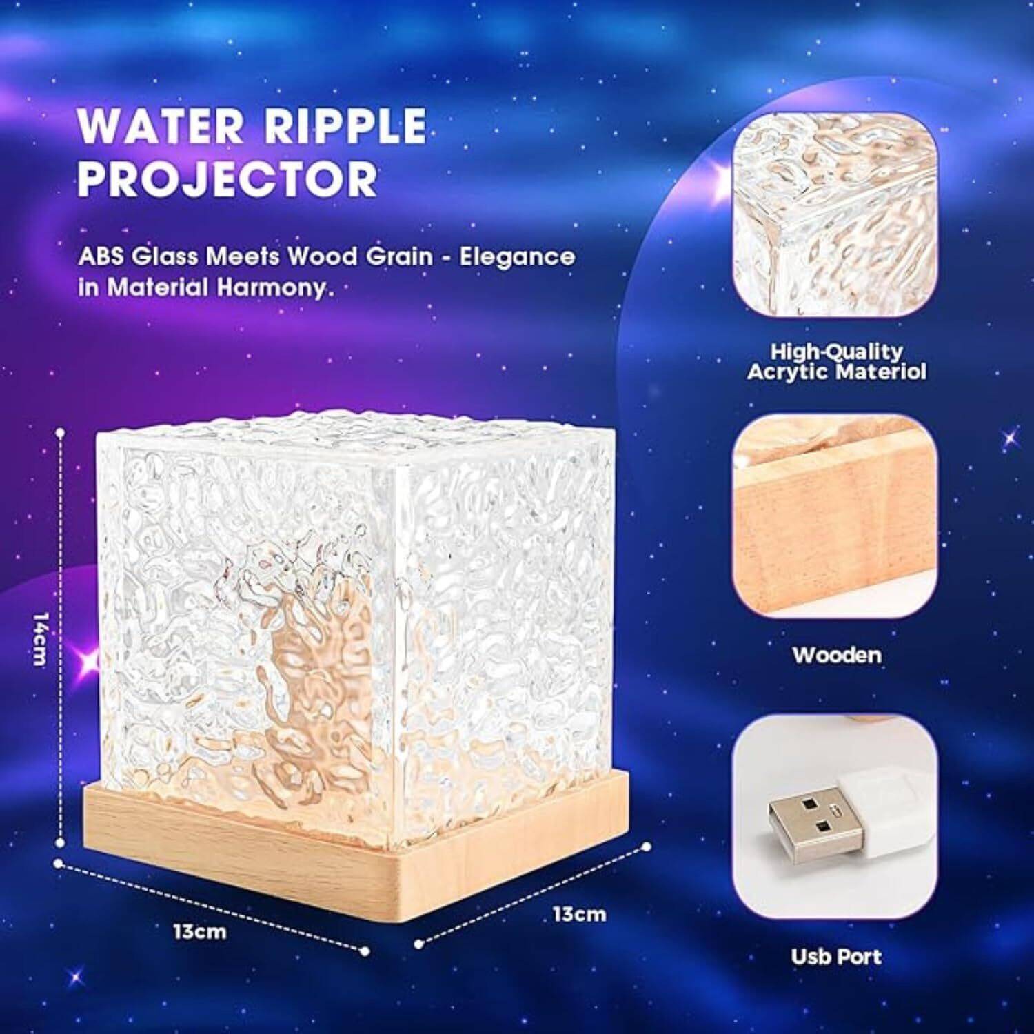 NKPR 3D Ocean Wave Projector Lamp - Image 2