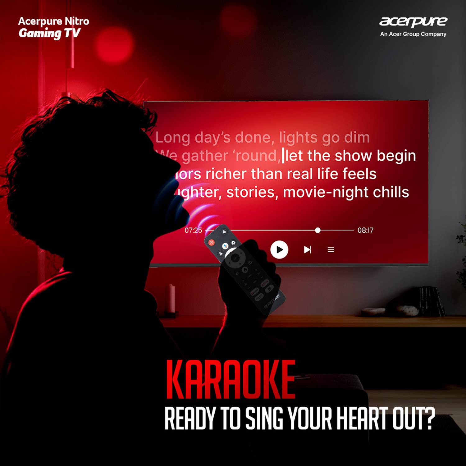 acerpure Nitro 55 inch 4K QLED Smart TV - Image 2