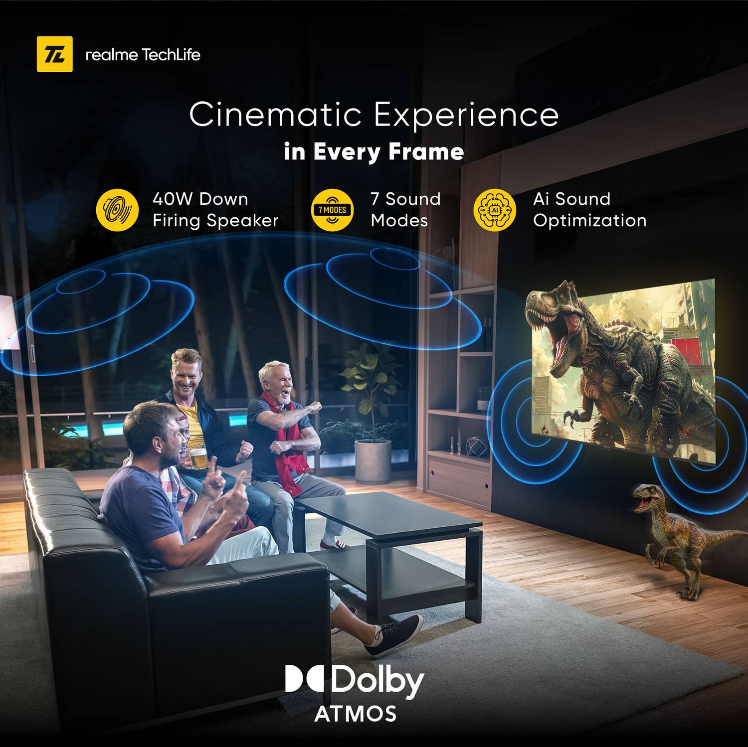 realme TechLife 65 inch QLED 4K Smart TV 2026 Edition - Image 3
