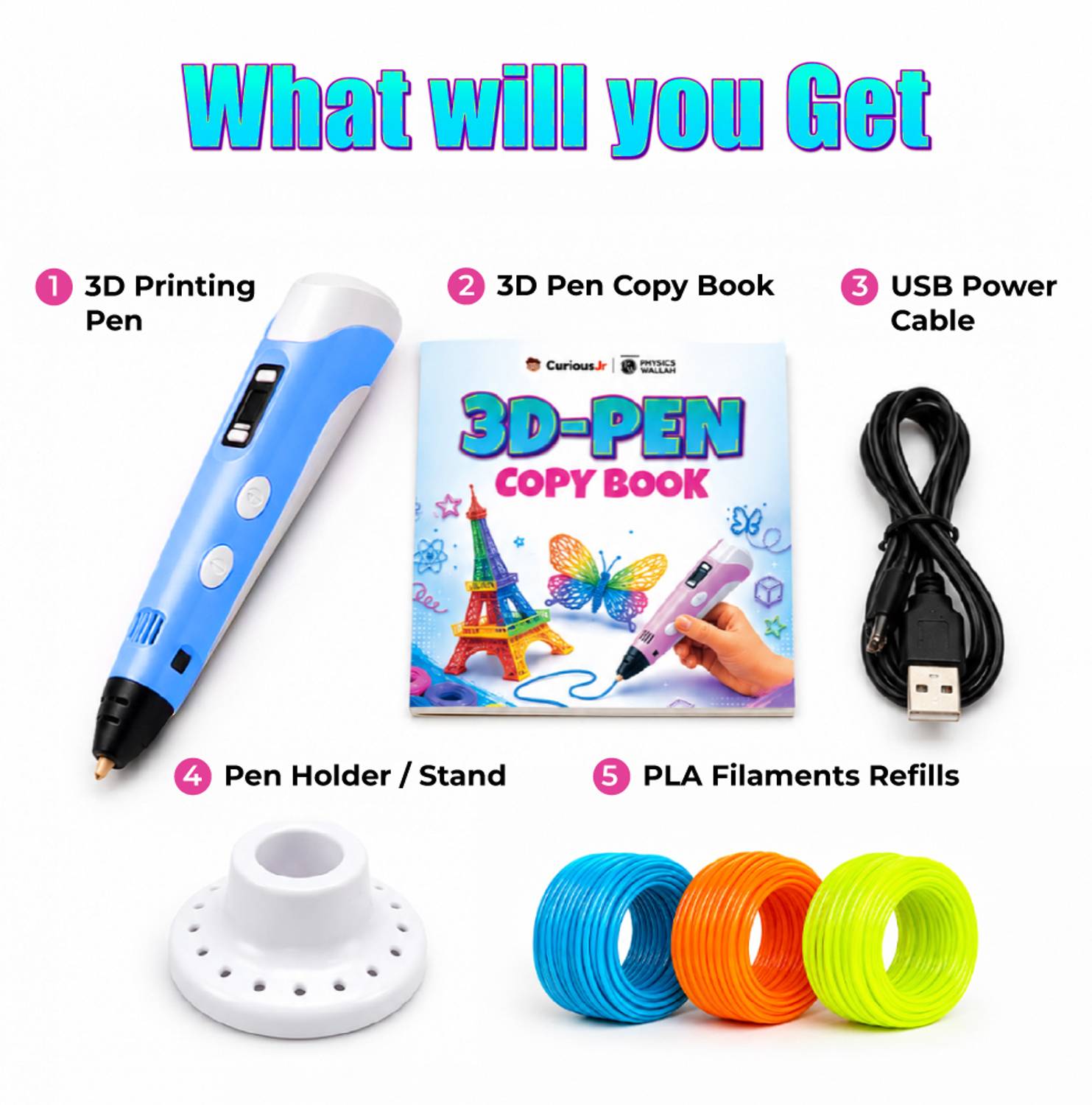 PW 3D01 3D Printer Pen - Image 2