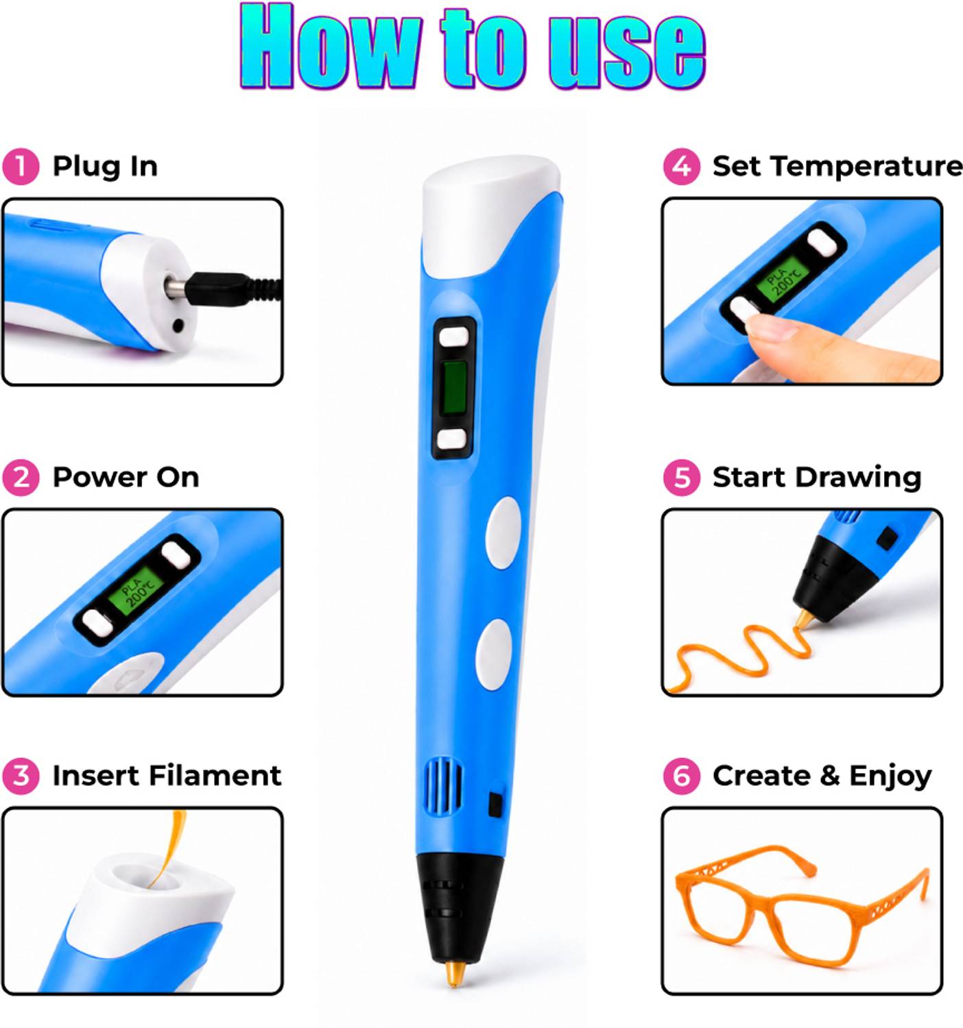PW 3D01 3D Printer Pen - Image 3