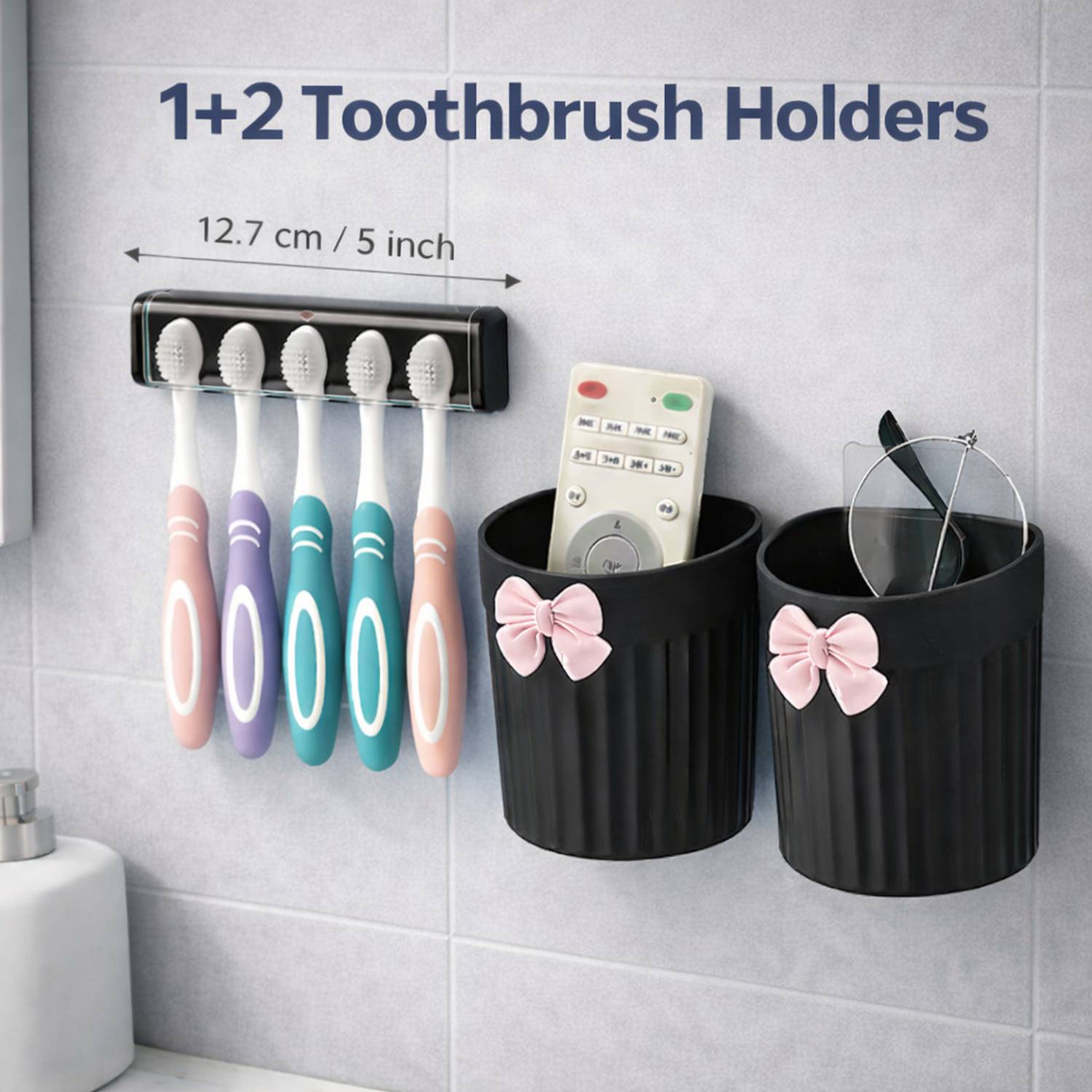 Rudrisha Black Toothbrush Holder - Image 4