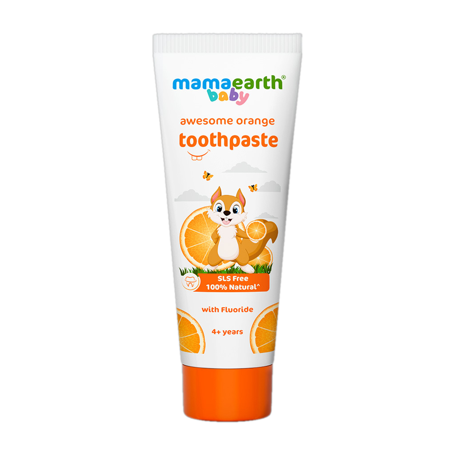 Mamaearth Sulfate Free Awesome Orange Toothpaste For