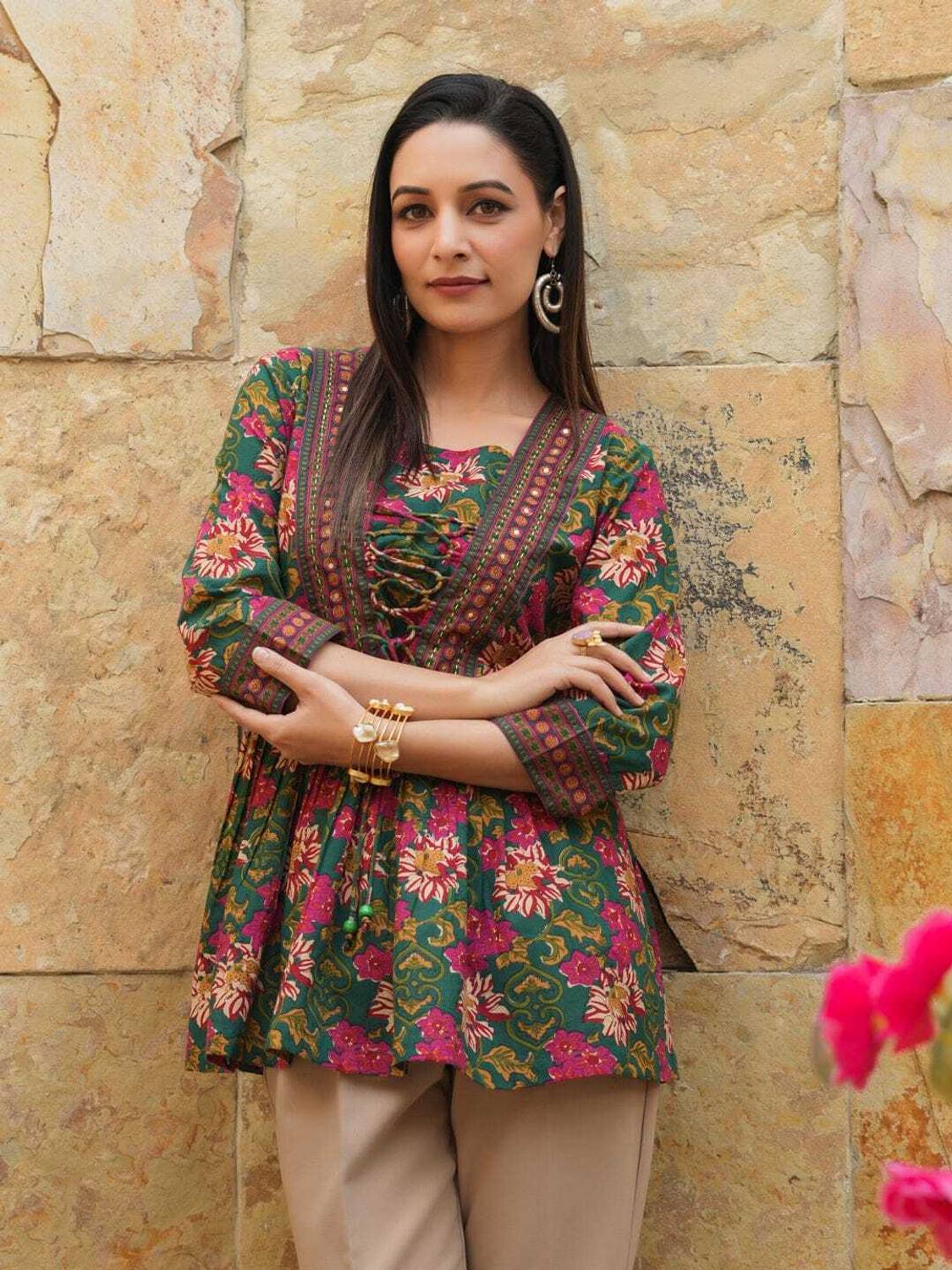 Saadgee Casual Women Multicolor Top