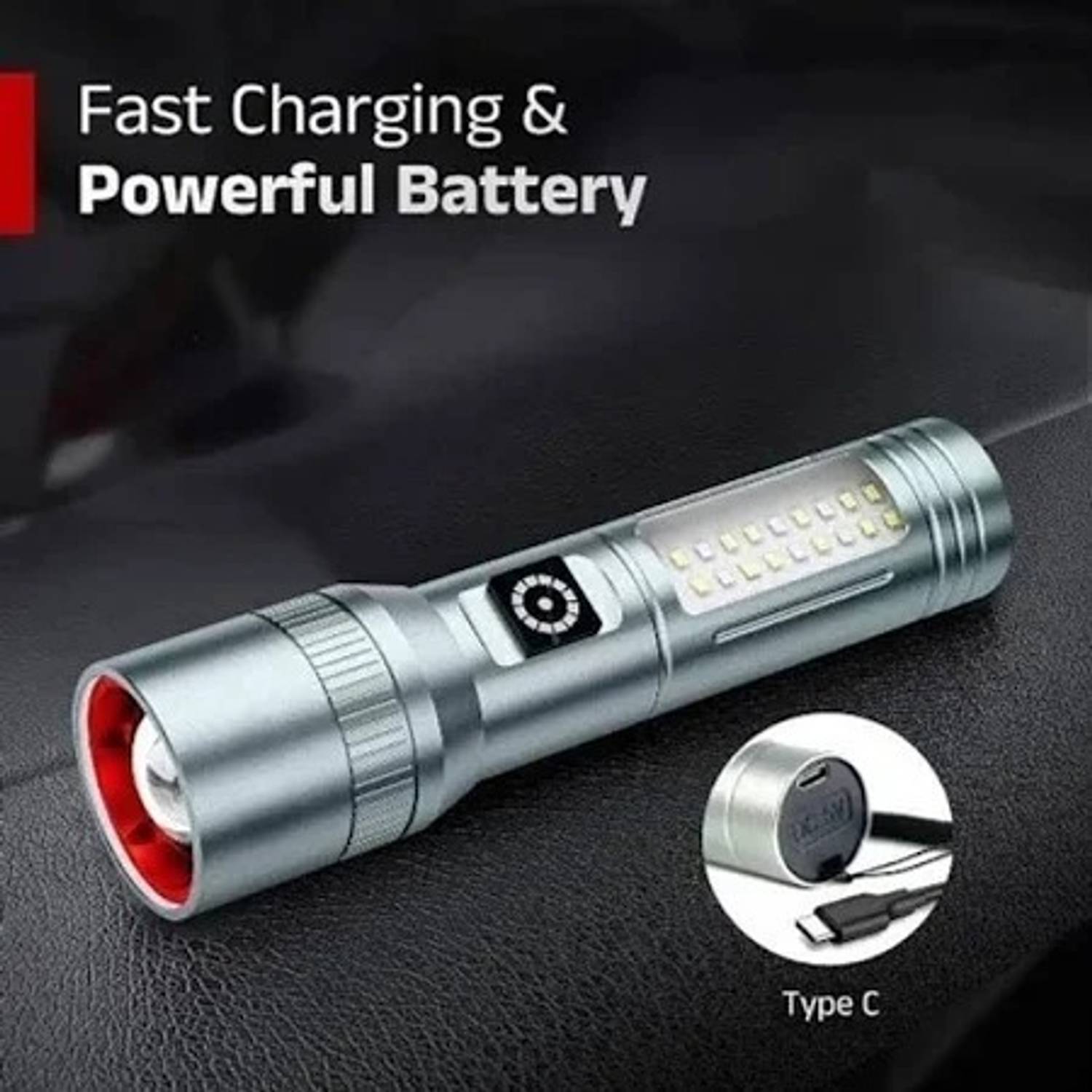 Zeno volt RL-M15 Rechargeable Tactical Torch - Image 3