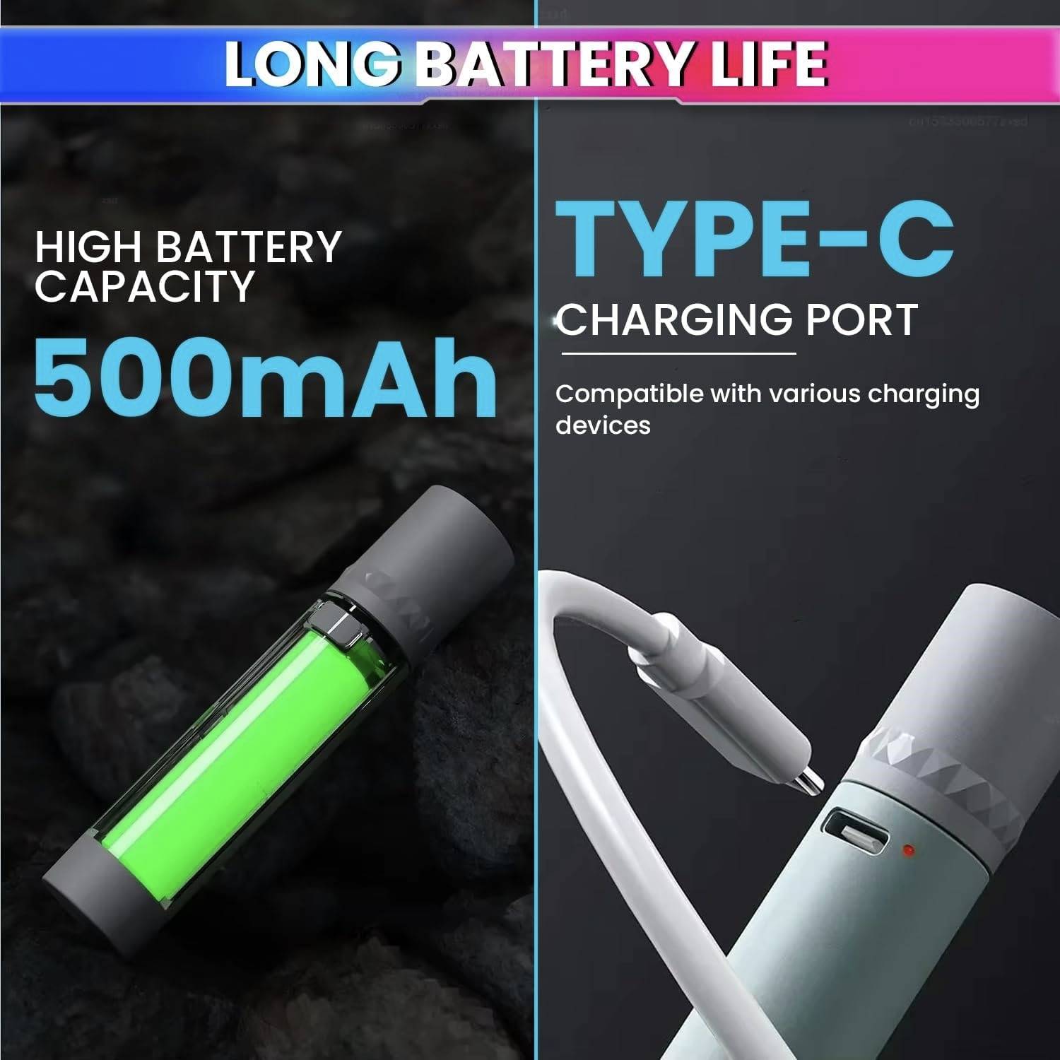 A B C GOLD Rechargeable Pocket Torch - Image 2