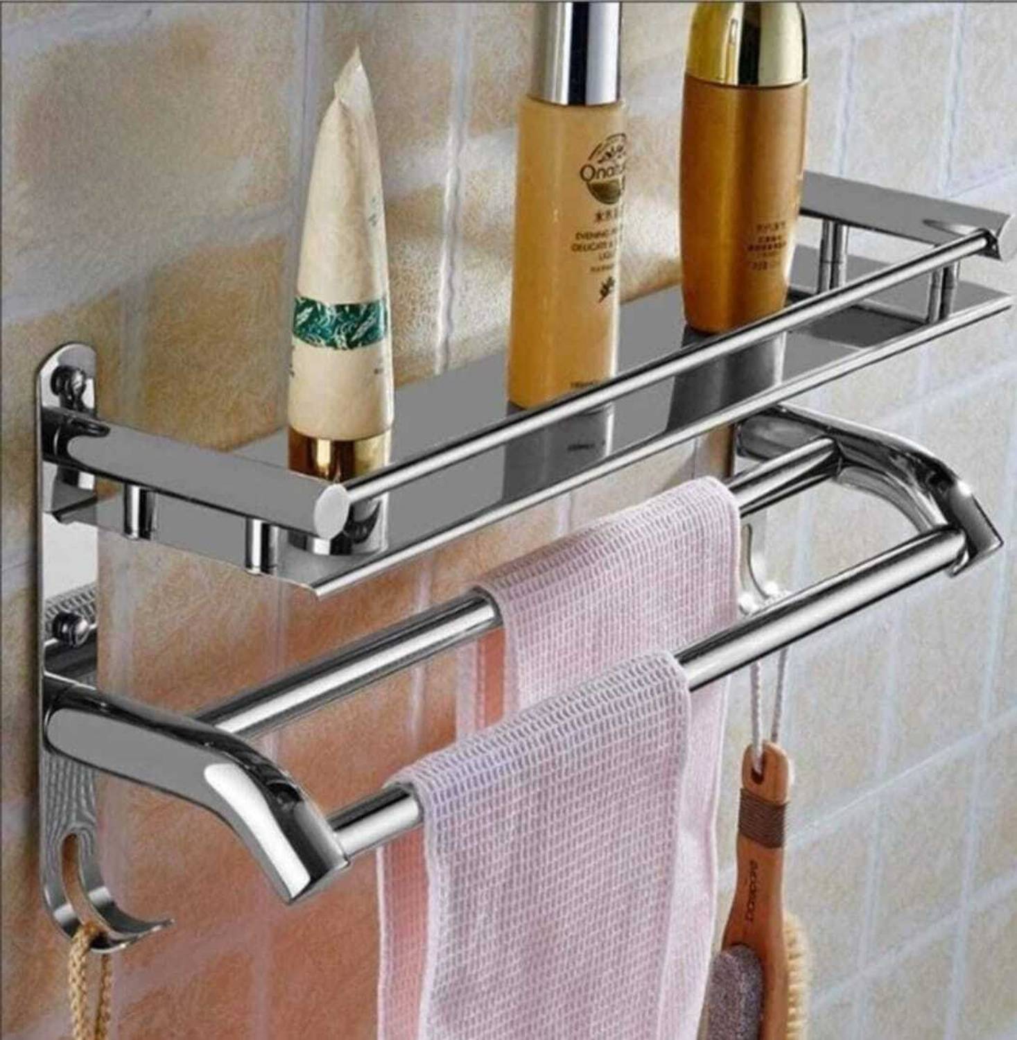 GOLDEN LIKE Steel Towel Holder - Image 1