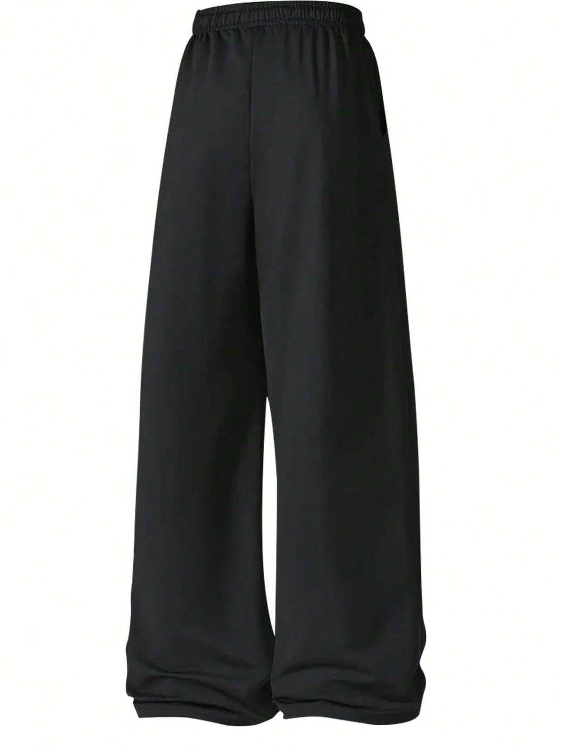 dockstreet Solid Men Black Track Pants - Image 2
