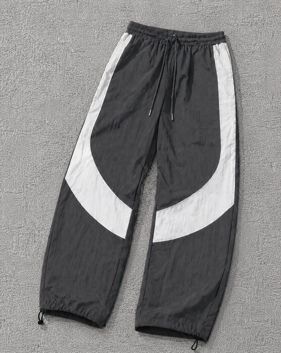 Lripsome Colorblock Men Grey Track Pants - Image 3