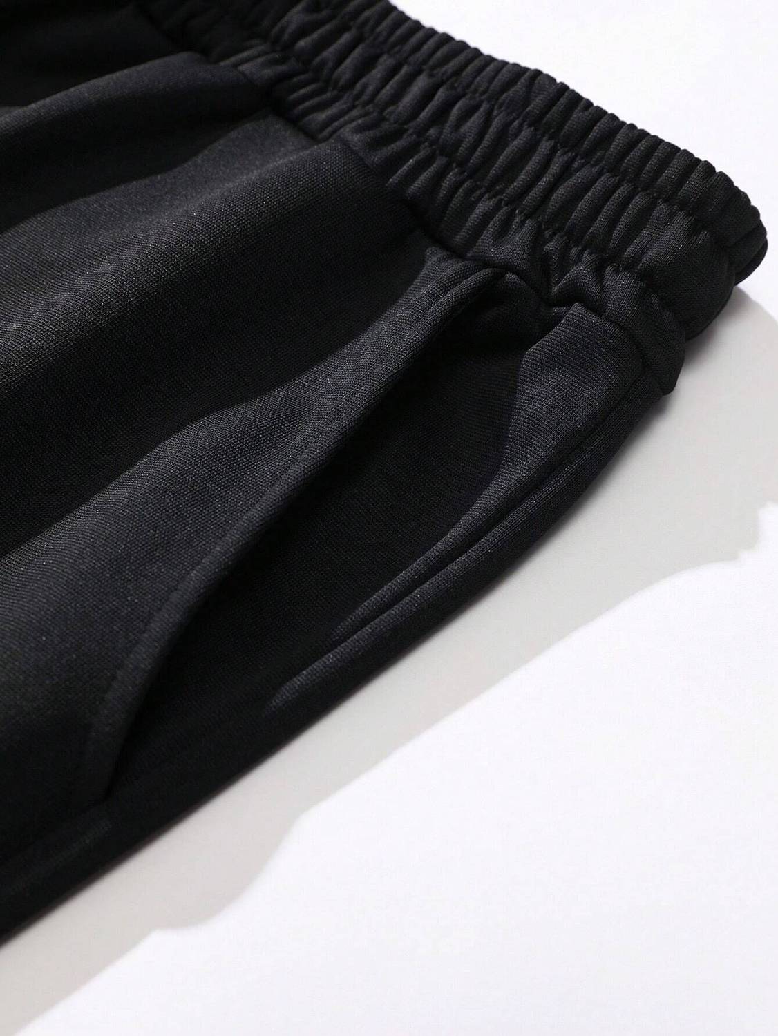dockstreet Solid Men Black Track Pants - Image 4