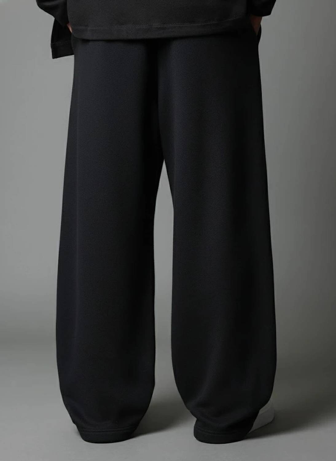 Morte Paple Solid Men Black Track Pants - Image 2
