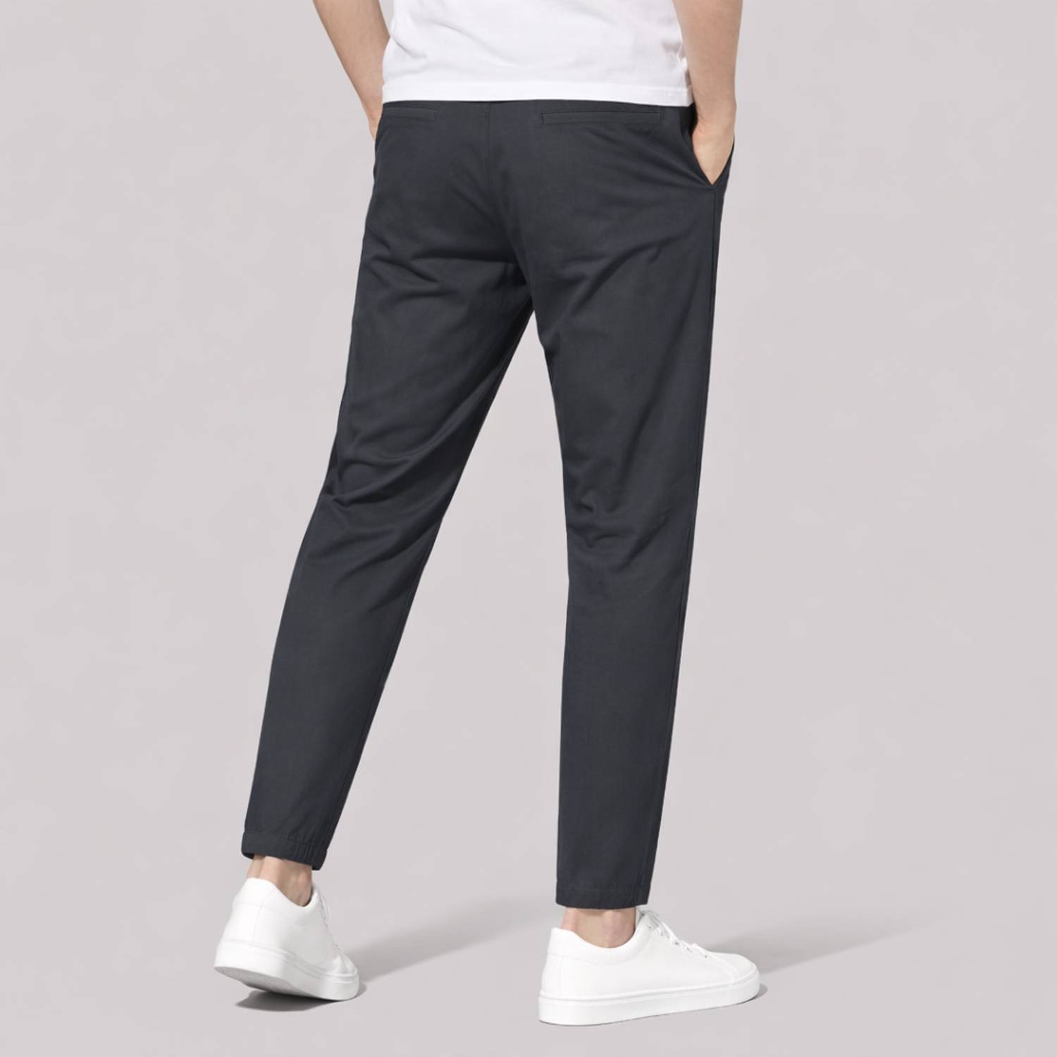 yourker Men Grey, Black Track Pants - Image 4