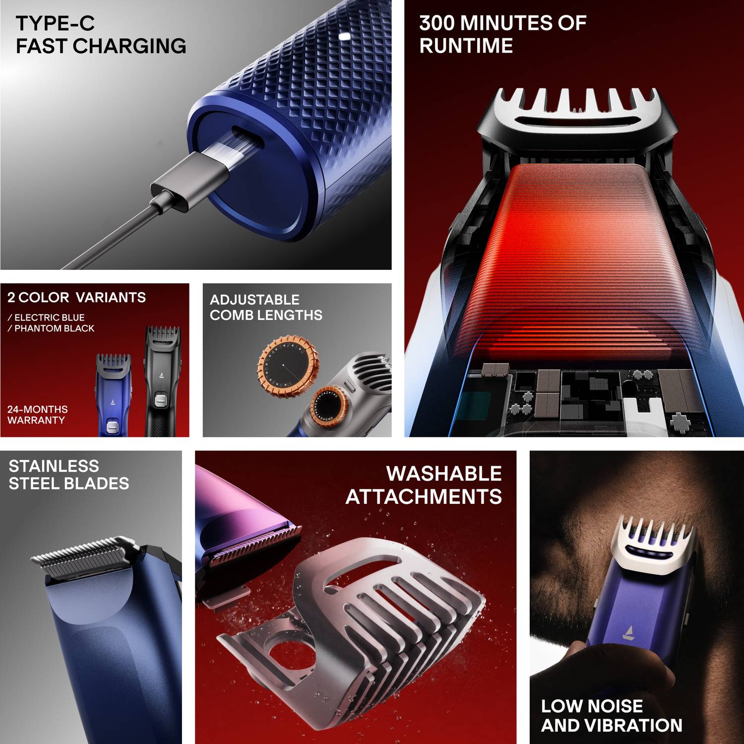 boAt Slazer S100 Beard Trimmer - Image 2
