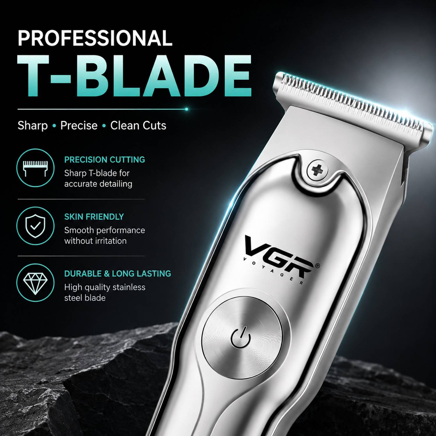 VGR V-071 Trimmer 120 min Runtime 4 Lengths - Image 4