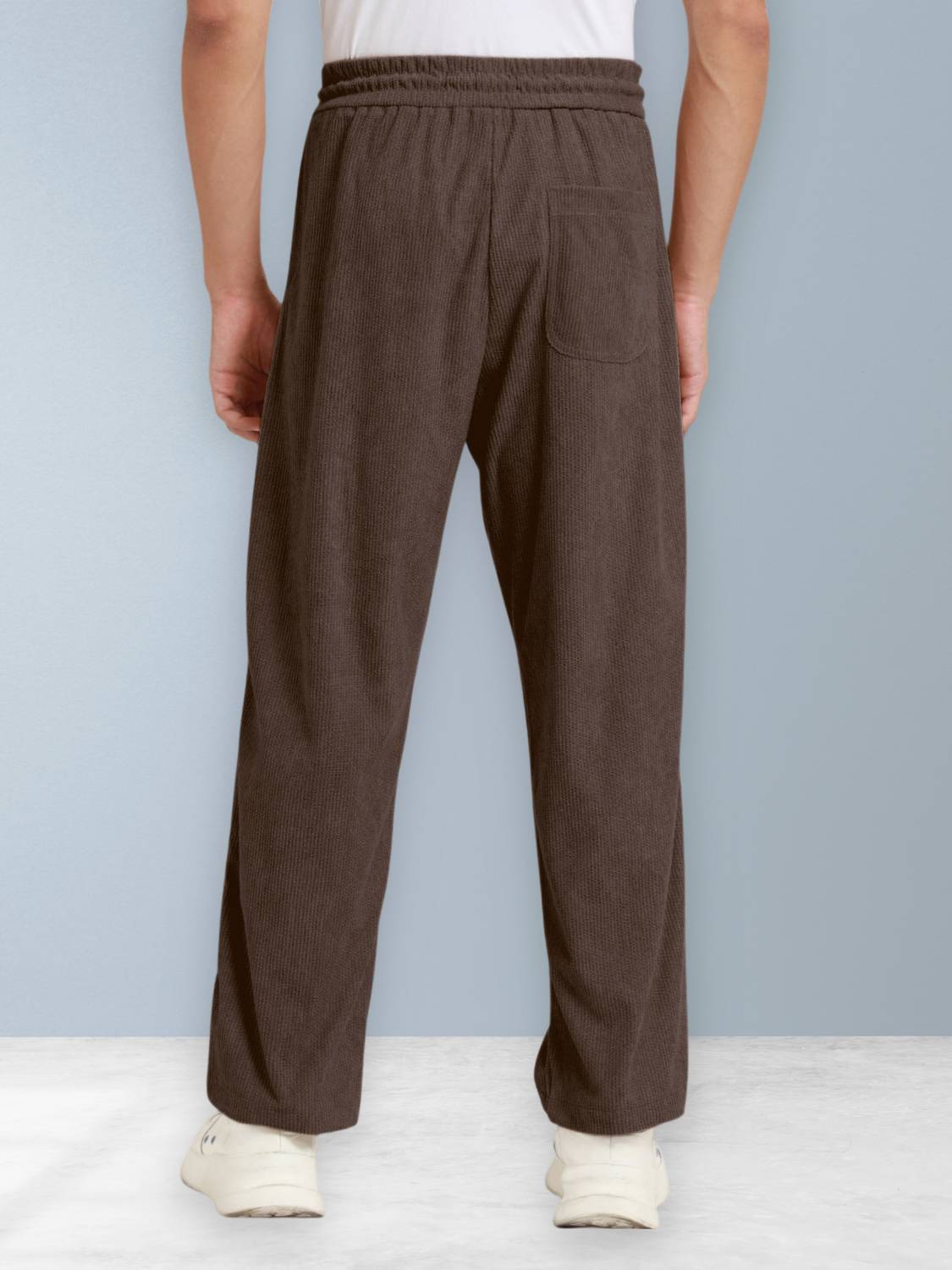 GIBBONTE Relaxed Men Black Trousers - Image 5