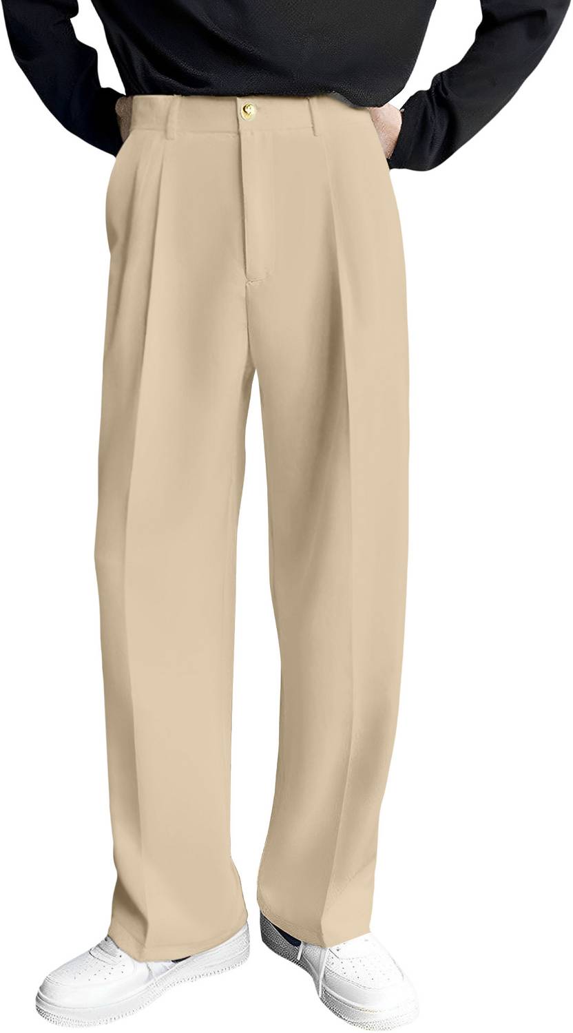 FTX Relaxed Men Beige Trousers