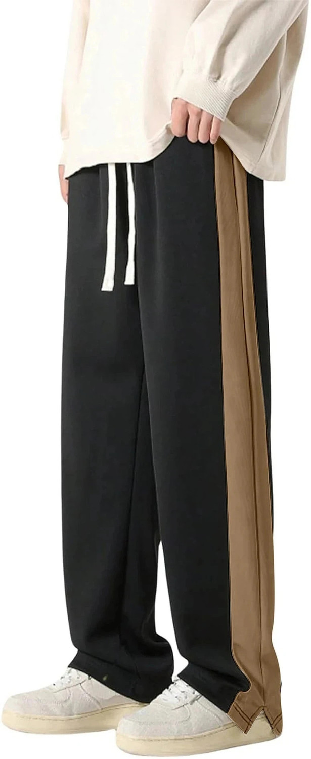 COMBRAIDED Relaxed Men Black, Brown Trousers