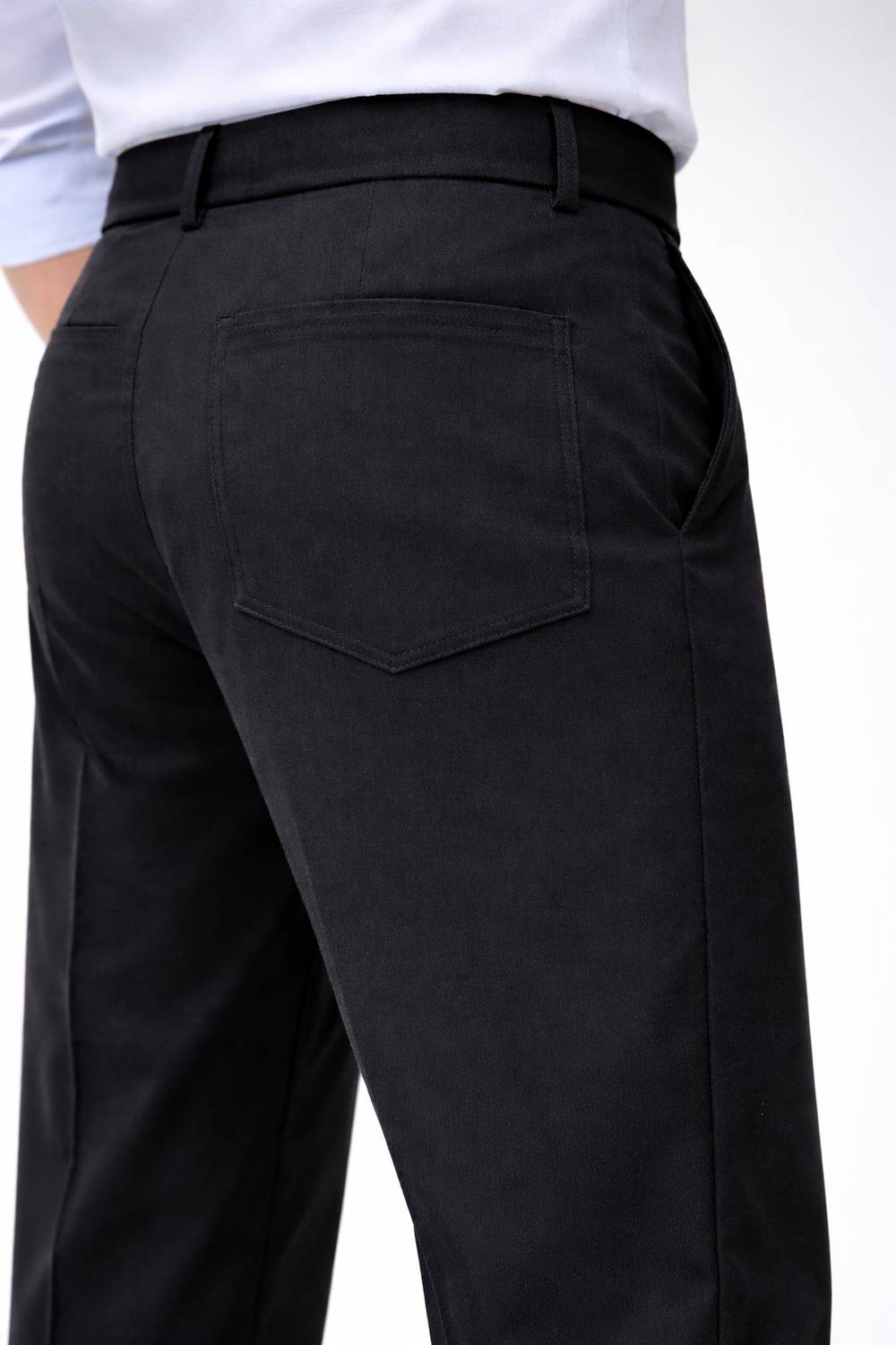 PASIONENTERPRISE Straight Fit Men Black Trousers - Image 2