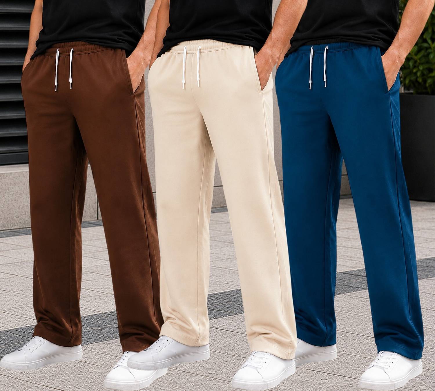 METRONAUT Loose Fit Men Multicolor Trousers - Image 1