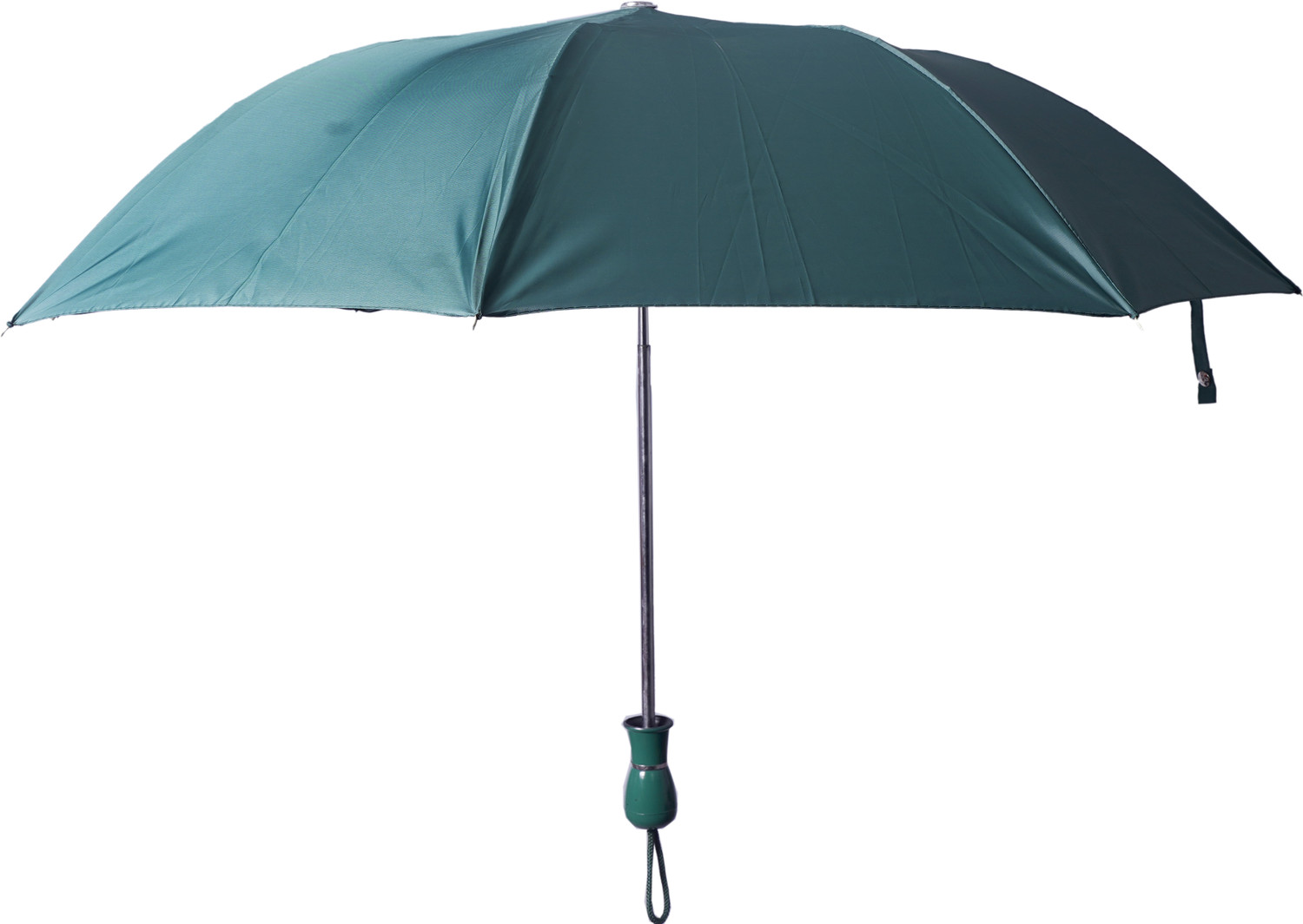 Orange 2 Fold Mono Silver Manual Opening 21.5inch Umbrella For Mens and Womens Umbrella