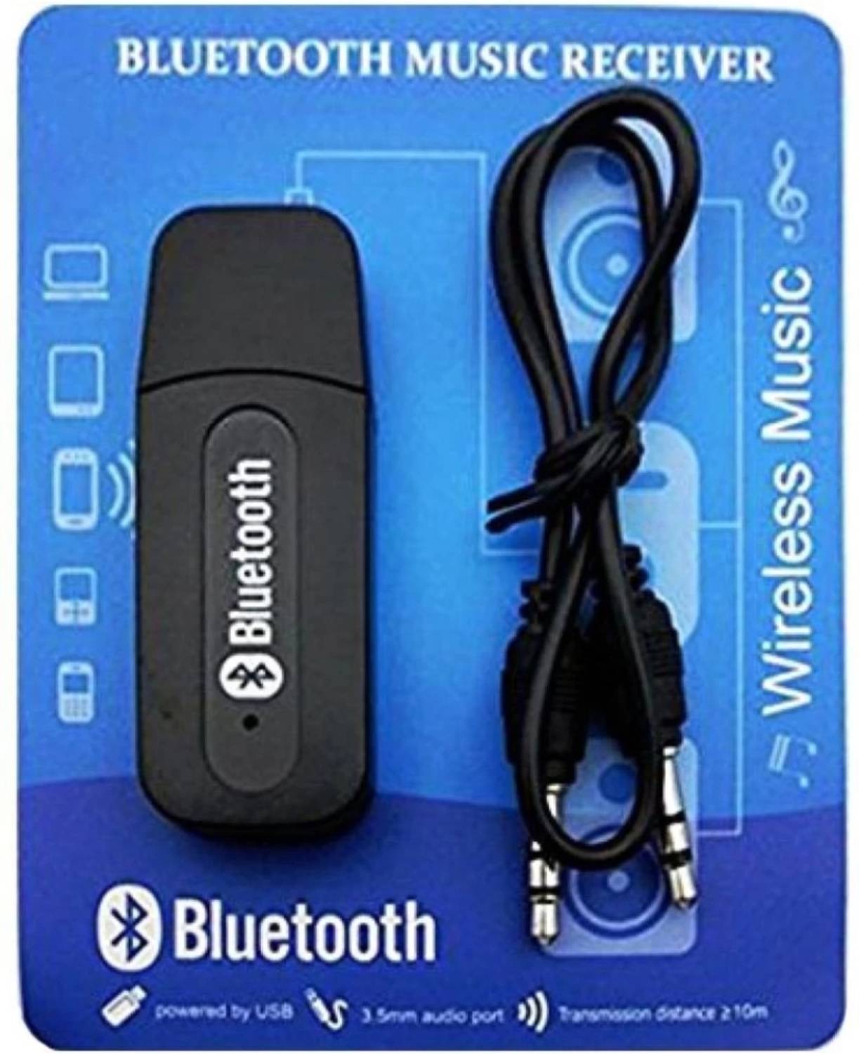 GADGETSMORE Bluetooth Stereo System Audio Aux Receiver - Image 3