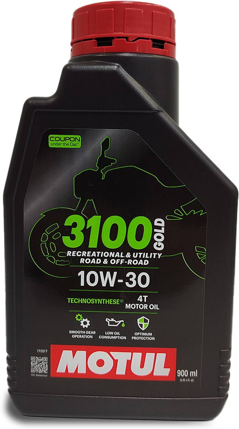 MOTUL 3100 Gold 4T 10W-30 Synthetic Blend Engine Oil - Image 1