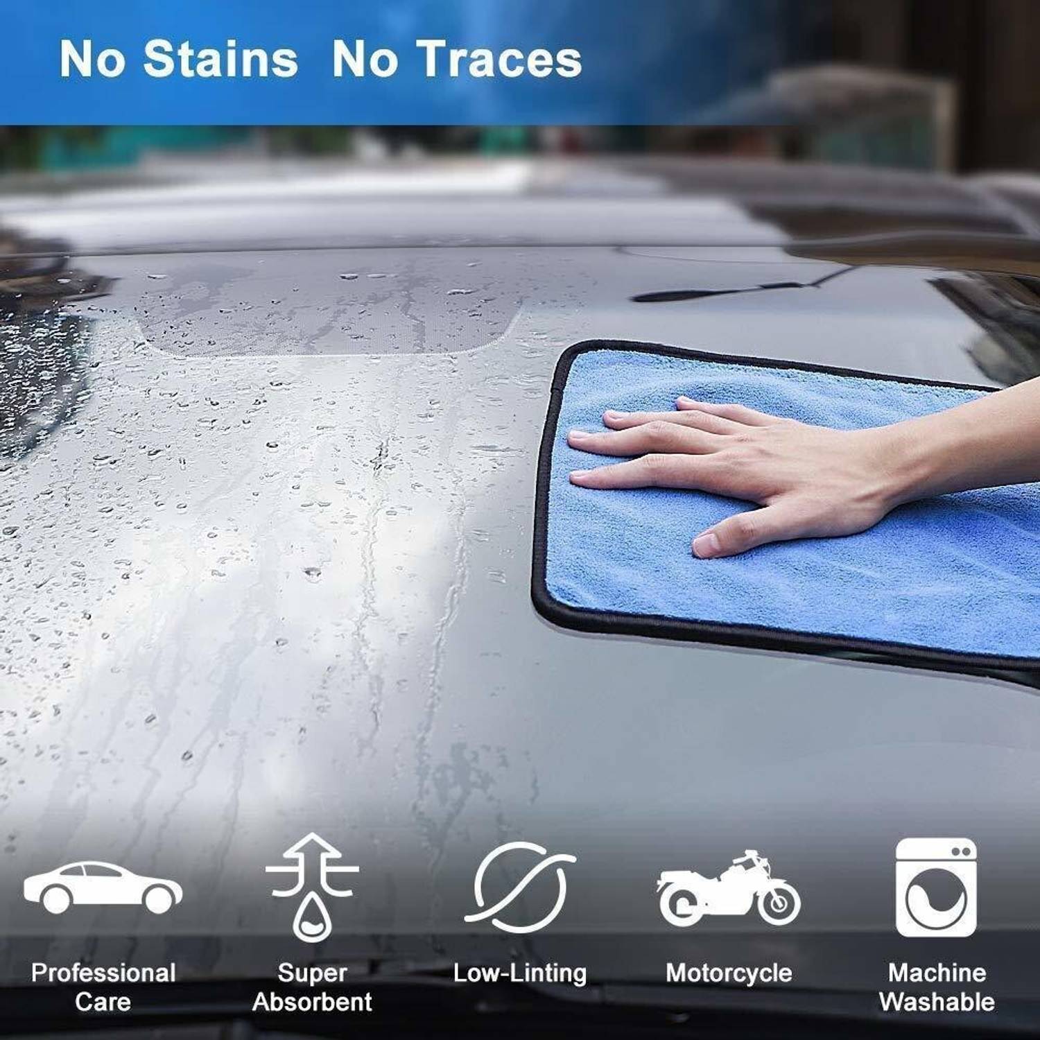 Auto Hub Microfiber Vehicle Washing Cloth - Image 3