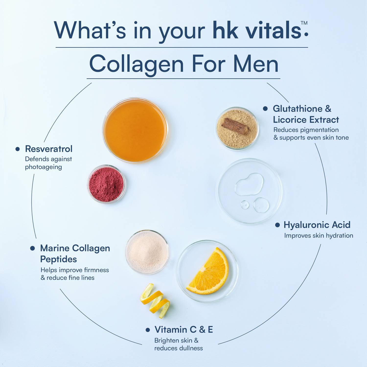 HealthKart HK Vitals Marine Collagen for Men with Biotin, Orange - Image 4