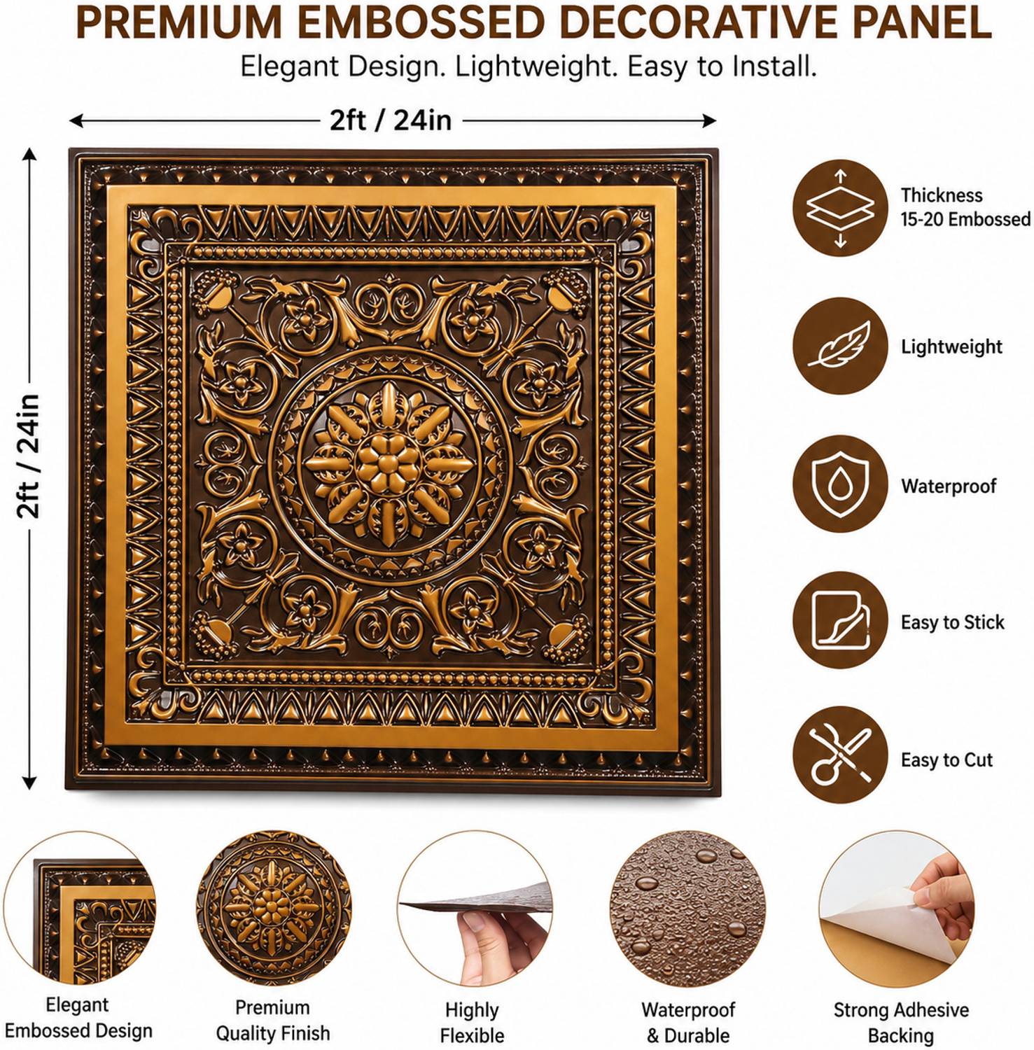 Dezibaba Wall and Ceiling Panel Pack of 9 - Image 2