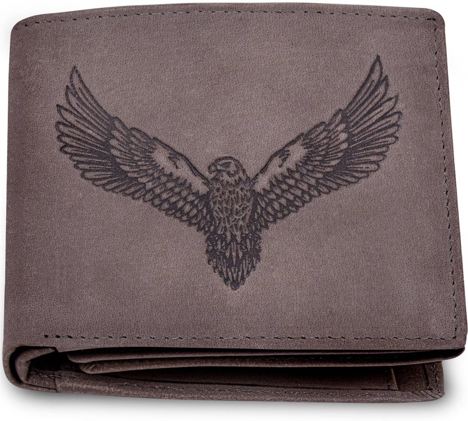 URBAN FOREST Men Grey Genuine Leather Wallet - Image 2