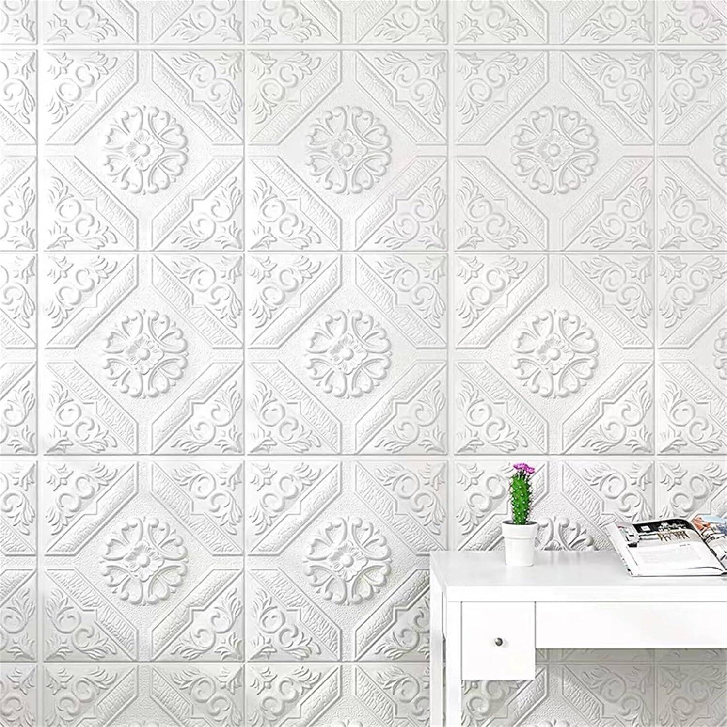Ingorala 70cm x 77cm Waterproof Embossed Wallpaper - Image 2