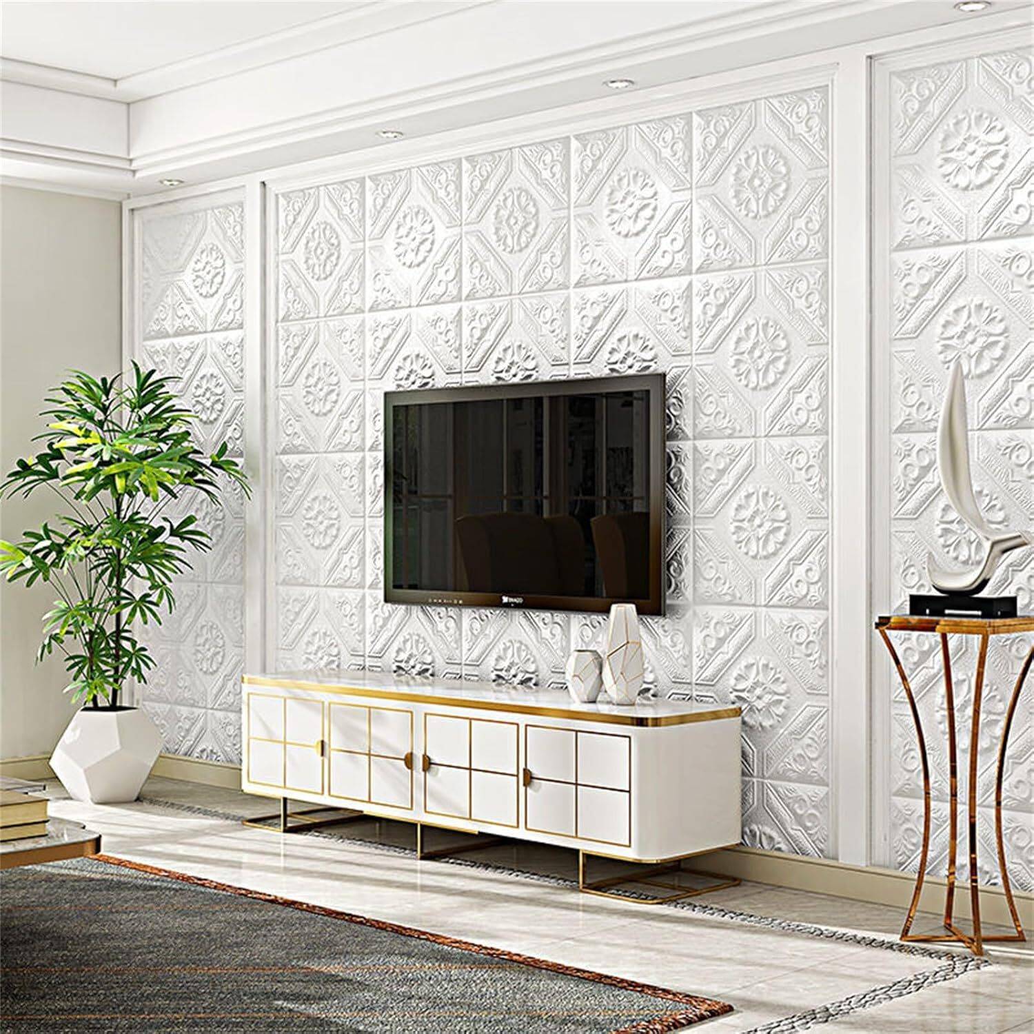 Ingorala 70cm x 77cm Waterproof Embossed Wallpaper - Image 3