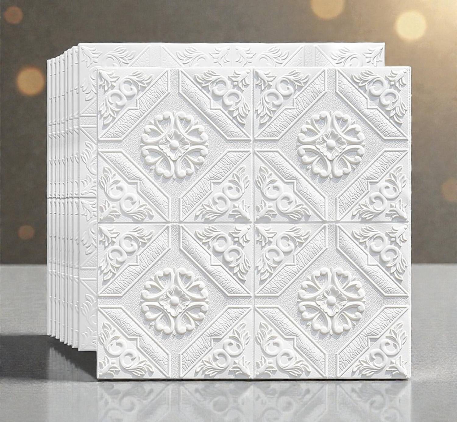 Ingorala 70cm x 77cm Waterproof Embossed Wallpaper - Image 1
